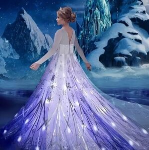 Child's size 5/6 light up.princess dress